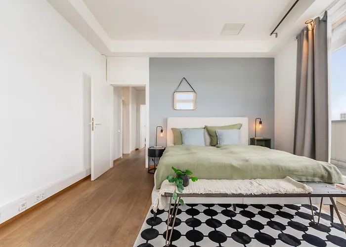 Апартаменты Urban Loft - 180 Skyline Balkon - 2 Sz - Hbf Берлин