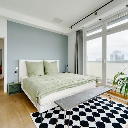 Urban Loft - 180 Skyline Balkon - 2 Sz - Hbf Apartment