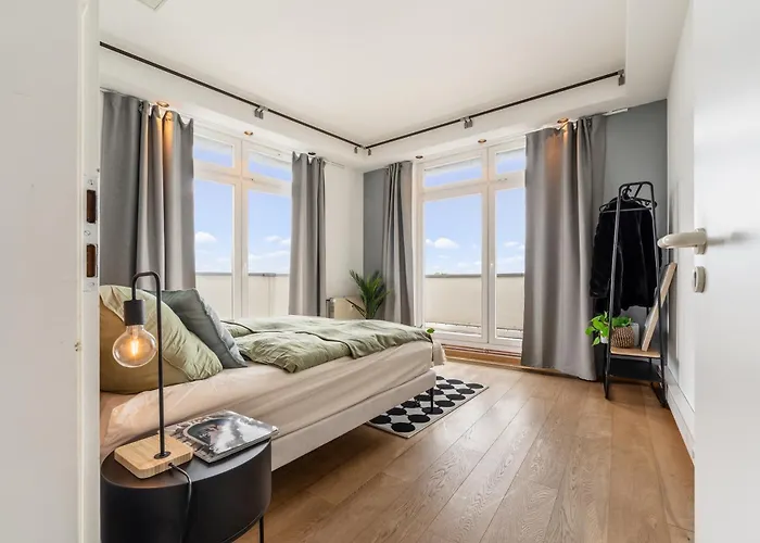 Urban Loft - 180 Skyline Balkon - 2 Sz - Hbf Berlin